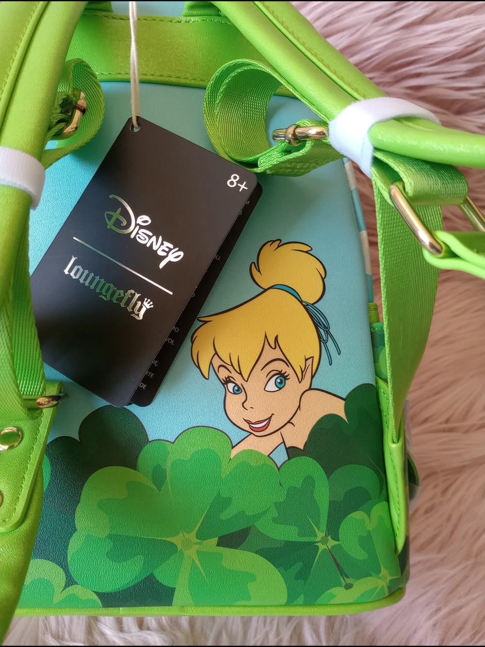 Peter Pan Tinker Bell Exclusive Clover Mini Backpack